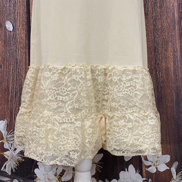 VTG 50s/60s Cream Half Slip - Picture 2 of 8